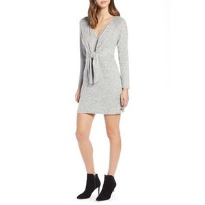 Socialite Tie Front Sheath Dress (NWT)